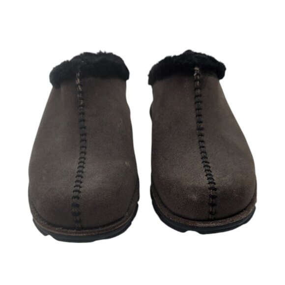 Columbia Cortina Women's 9.5 Brown Suede Clog Mule Loafers - Picture 3 of 9